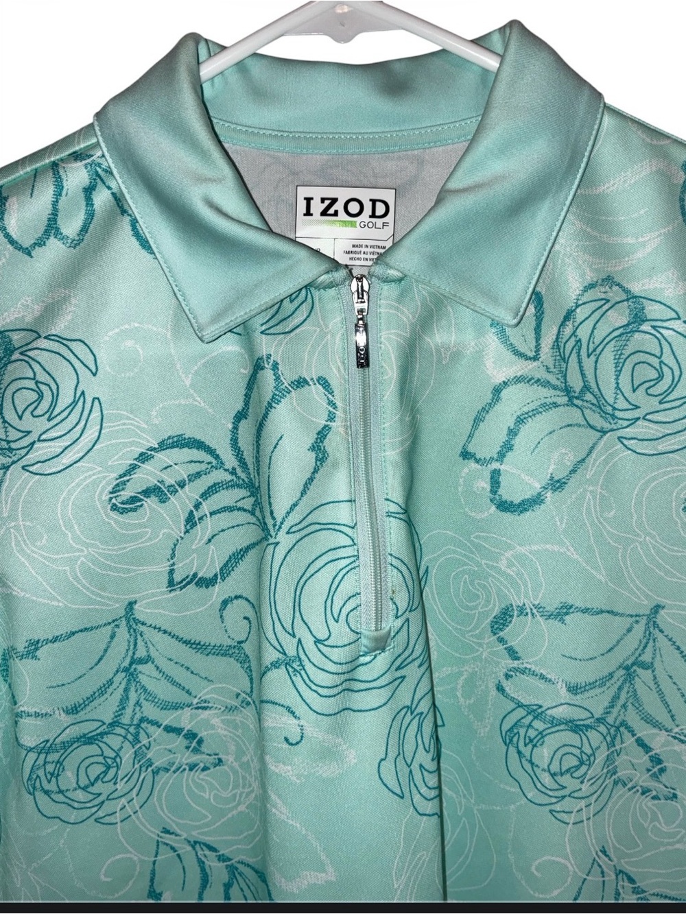 Izod Light Mint Polo Golf women’s Shirt Bundle SZ S/M - Picture 10 of 10